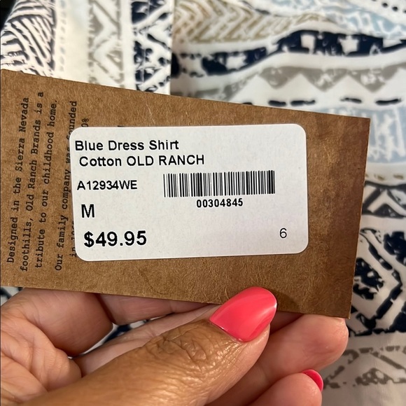 Black and White Geometric Casual Button Down Shirt - Picture 4 of 7